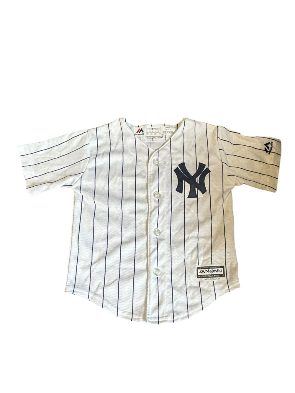 Majestic NY Yankees Aaron Judge #99 Cool Base Jersey Toddler 2T